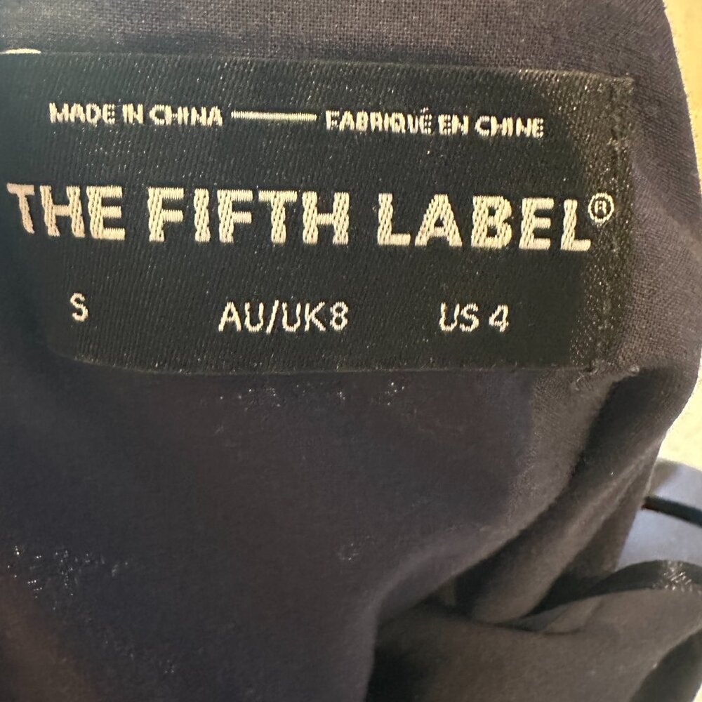 Linen Jumper Size 4 - The Fifth Label - Cropped Wide Leg - Picture 3 of 5